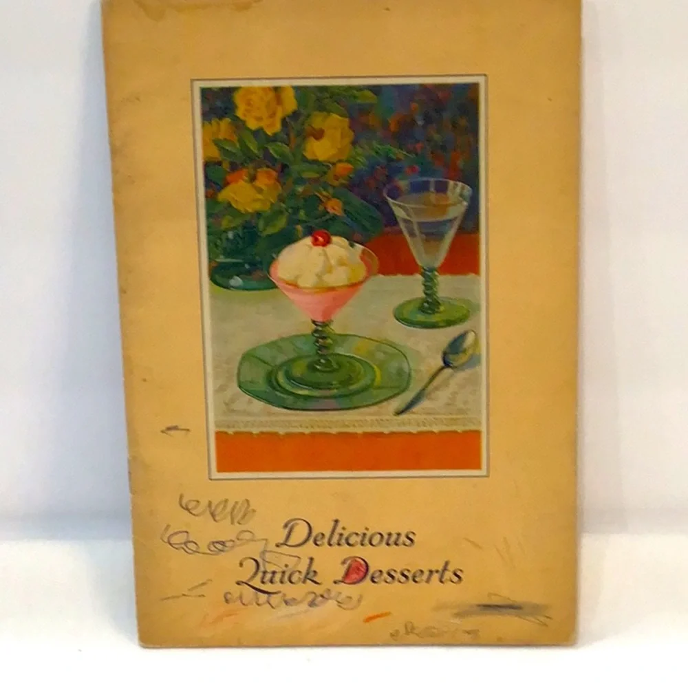 Antique 1923 Junket brand recipe booklet